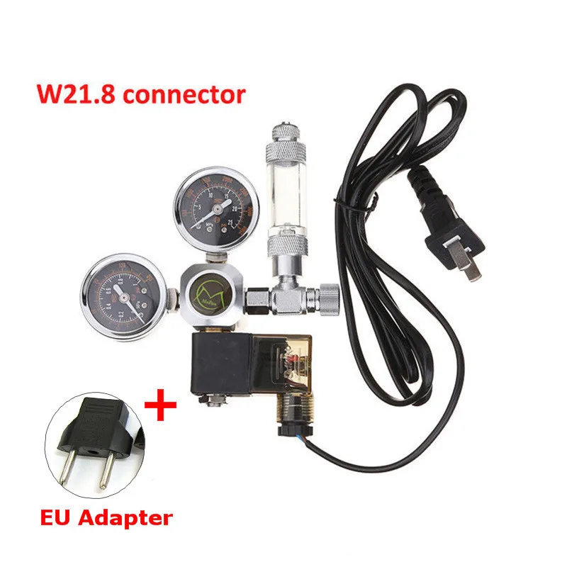 Aquarium CO2 Regulator W21.8 G5 8 220V Magnetic Solenoid Check Valve Aquarium Bubble Counter Fish Tank Tool CO2 Control 01_
