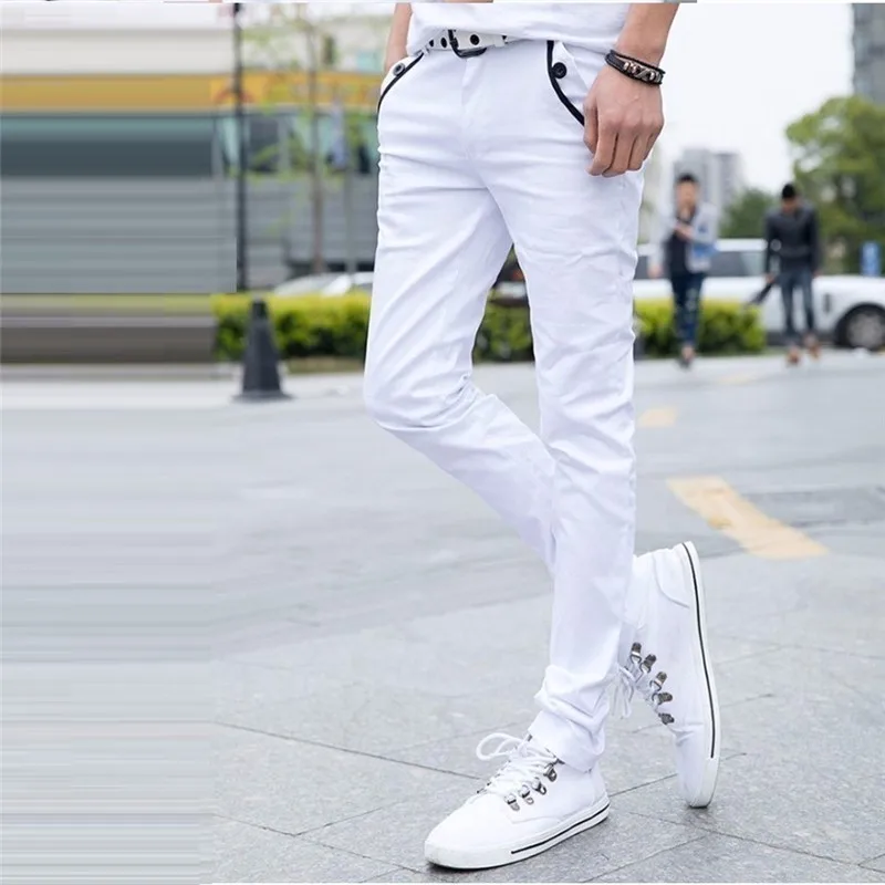 Slim Fit Pantalon Homme Classique Calca Social Masculina Office men ...