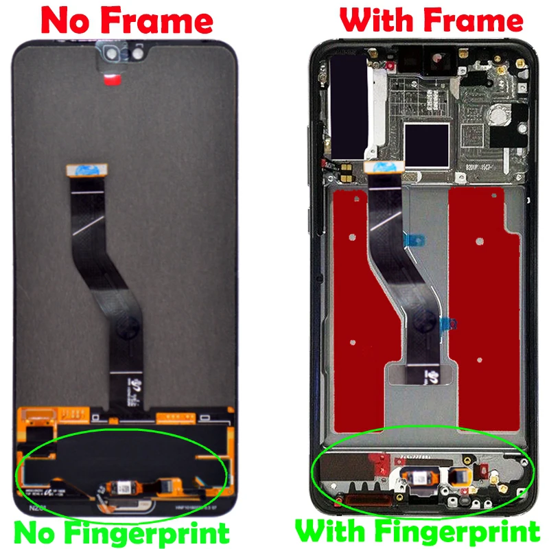 Оригинальный 6 1 &quotдля Huawei P20 Pro LCD с рамкой дисплей экран сенсорный дигитайзер