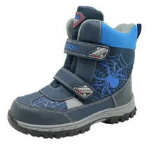 Apakowa 2016 Winter Children Shoes PU Leather Waterproof Martin Boots Kids Snow Boots Brand Boys Rubber Boots Fashion Sneakers