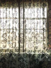 Fashion flowerEmbroidery curtain Custom made finished curtain window tulle curtain living room Window screening Home Decoration