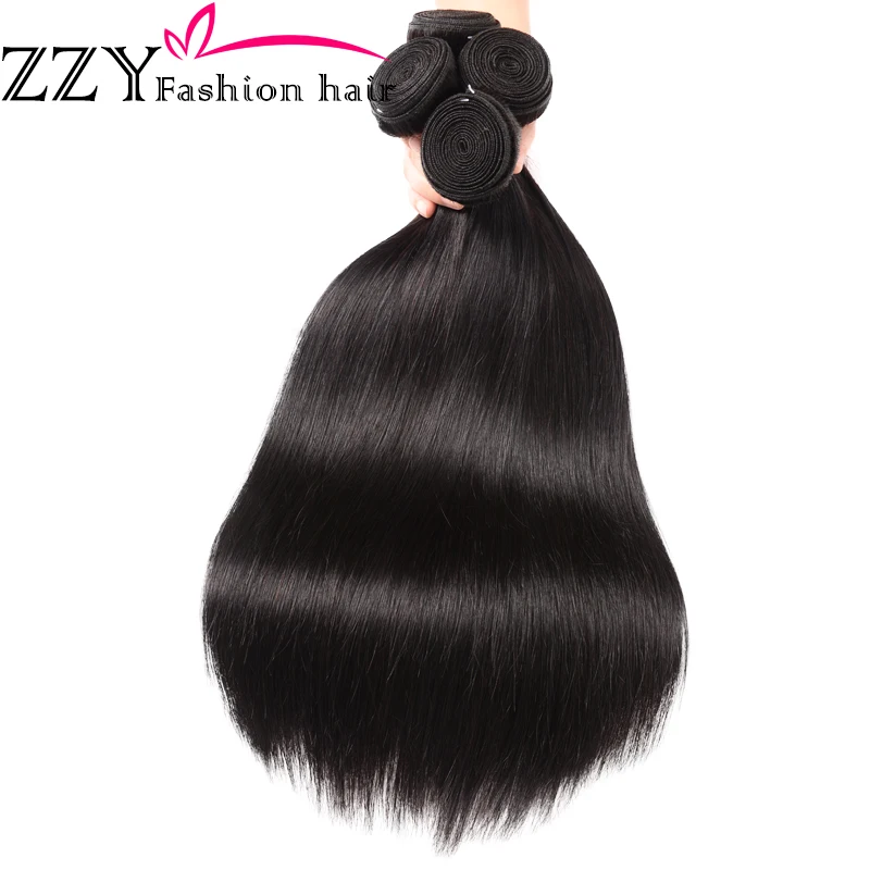 

Brazilian Straight Hair Bundles 3pcs 8-26 inch Non Remy Human Hair Weave Extension Free Shipping
