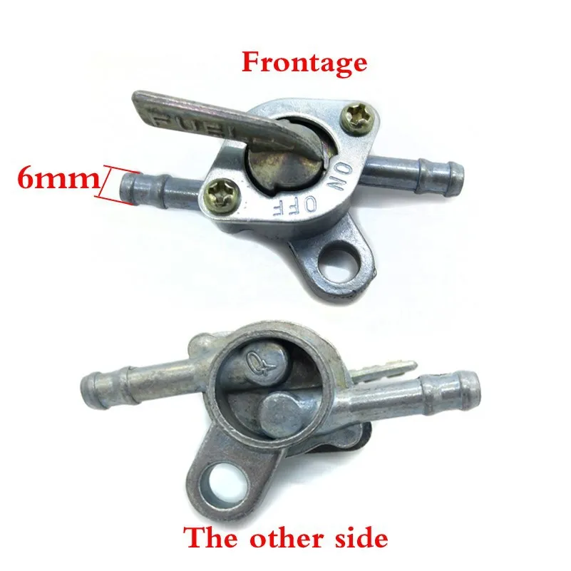 5 шт. Серебряный топливный кран переключатель топливного бака спускной кран клапана питбайк части crf50 запчасти