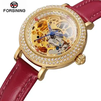 

New Diamond Watches Women Skeleton Dial Watch Automatic Women Watches Top Brand Luxury 2018 Wrist Watches For Women Reloj Mujer