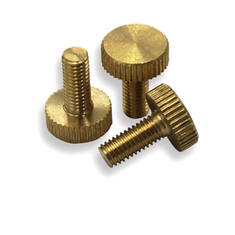 M2.5x4//8mm Multicolour Thumb Screws Knurled Adjust Bolts Aluminum alloy 5Pcs