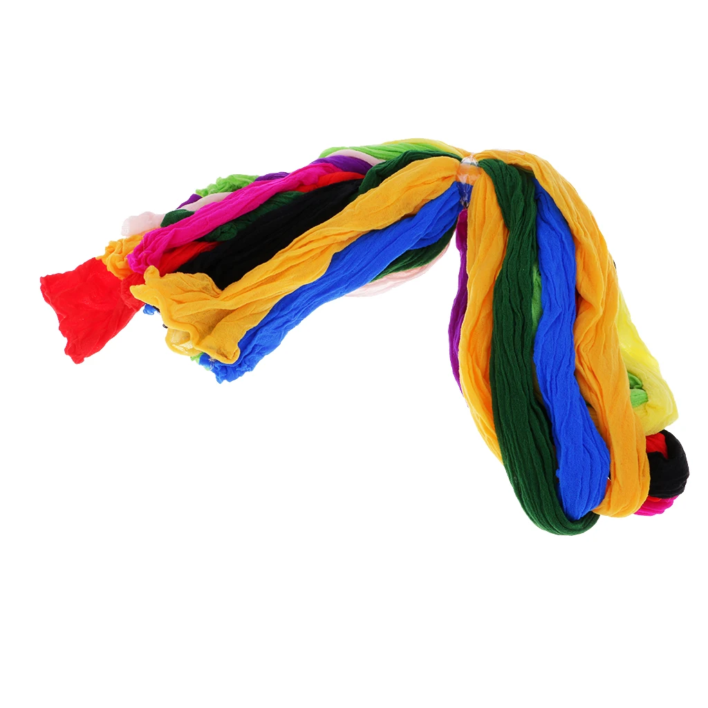 10Pcs Colorful Nylon Stocking Flower Fabric For Flowers Making