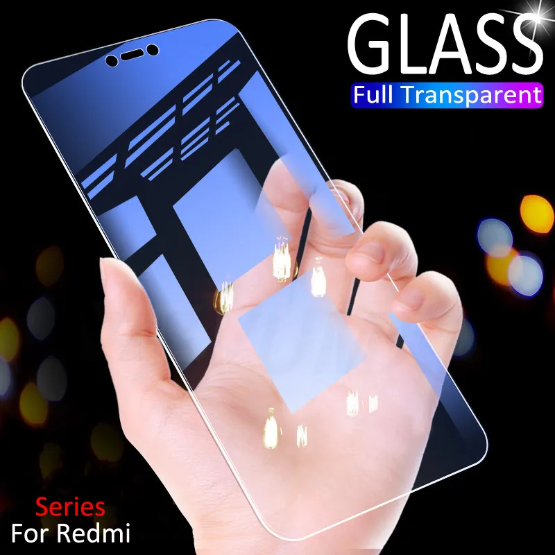 

FHVUMX Tempered Glass 9H For Xiaomi Redmi 5 5A 5 Plus S2 6 Pro 6A 4 4A 4X Note 4 4X 5 5A Pro Screen Protector Protective Film