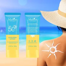 MABOX натуральный SPF 50 гель анти акне увлажняющий отбеливающий дневной крем контроль масла антивозрастной против морщин коллаген солнцезащитный крем