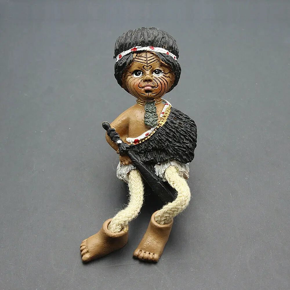 

Maoris of New Zealand Tourist Travel Souvenir 3D Resin Fridge Magnet GIFT IDEA