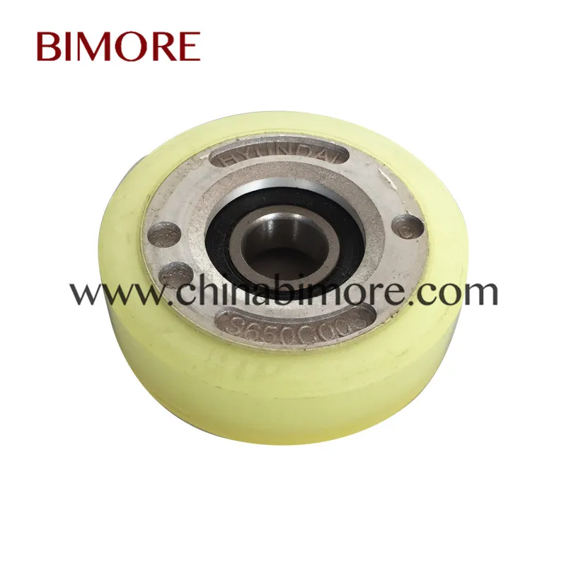 Escalator Step Roller Aluminium S650C003 OD76mm Thickness22mm Bearing6203-2RS use for Hyundai USD6 200g 10 (1)