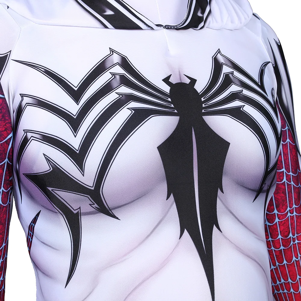 Для женщин девочек Venom костюм паук Гвен Стэйси Косплэй костюм паук Зентаи боди супергероя комбинезоны
