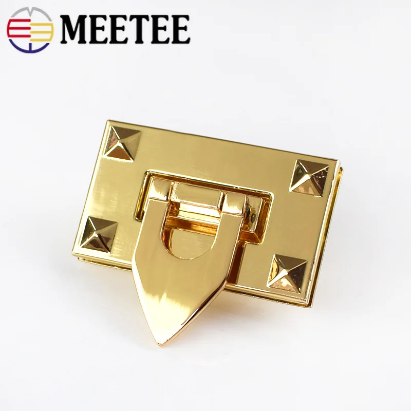 

2Set/Lot Metal Turn Lock Snap For Handbag Women Bag Twist Lock Clasps Closure DIY Metal Buckle Hardware Accessories