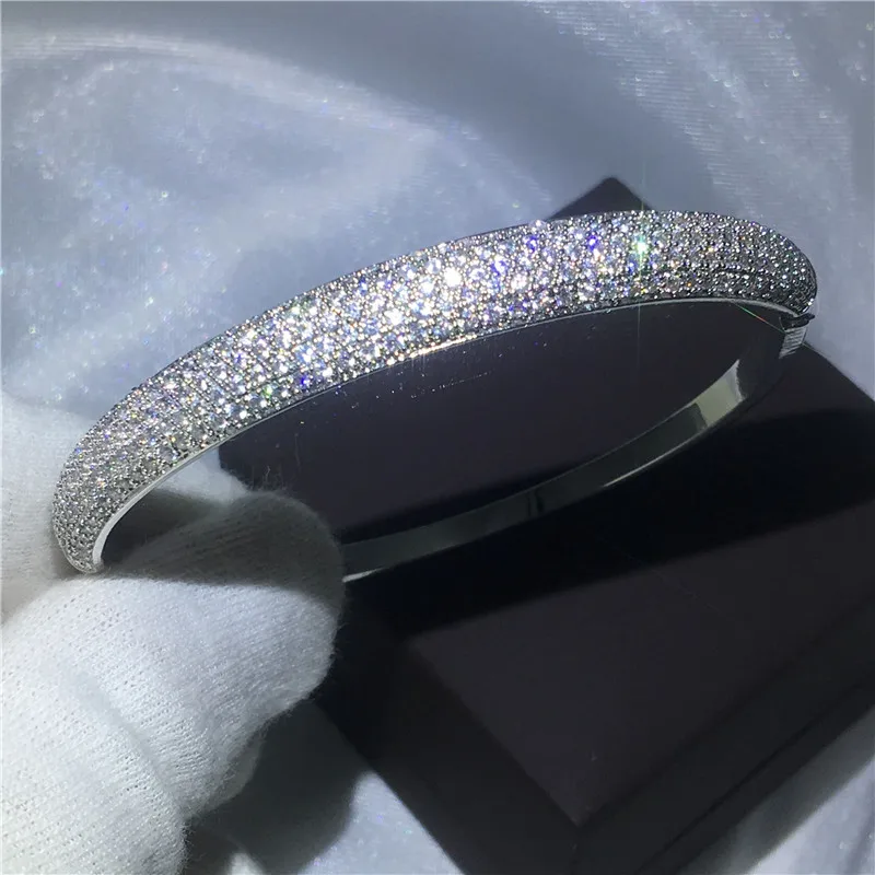 Роскошный обручальный браслет с фианитом 5 А|bangle bracelet|bangle bracelets for womenluxury bangle |