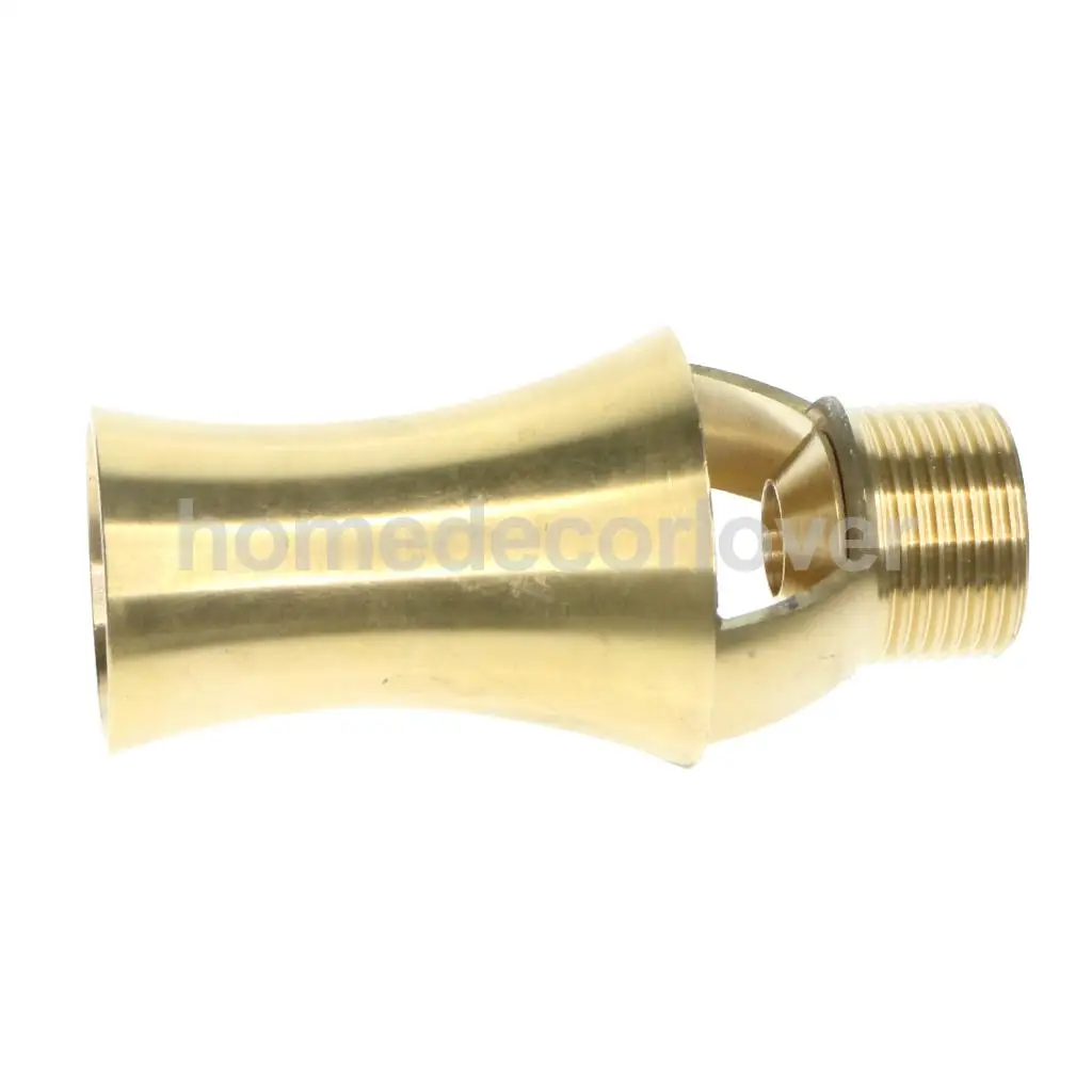 Cascade Cedar Flowing Jet Garden Fountain Water Nozzle Sprinkler Spray Head - Made of Durable Brass