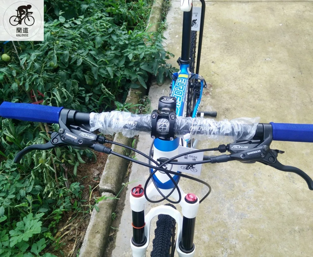 Discount Kalosse  26*17 inch   Air fork Hydraulic brakes 24/27/30 speed carbon fiber  mountain bicycle 27.5er carbon  bike 12