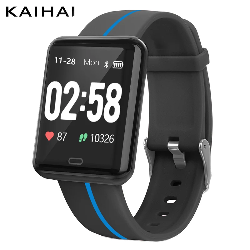 

KAIHAI h08 smart bracelet Heart Rate monitor blood pressure smart wrist band Pedometer wristband watches for android ios