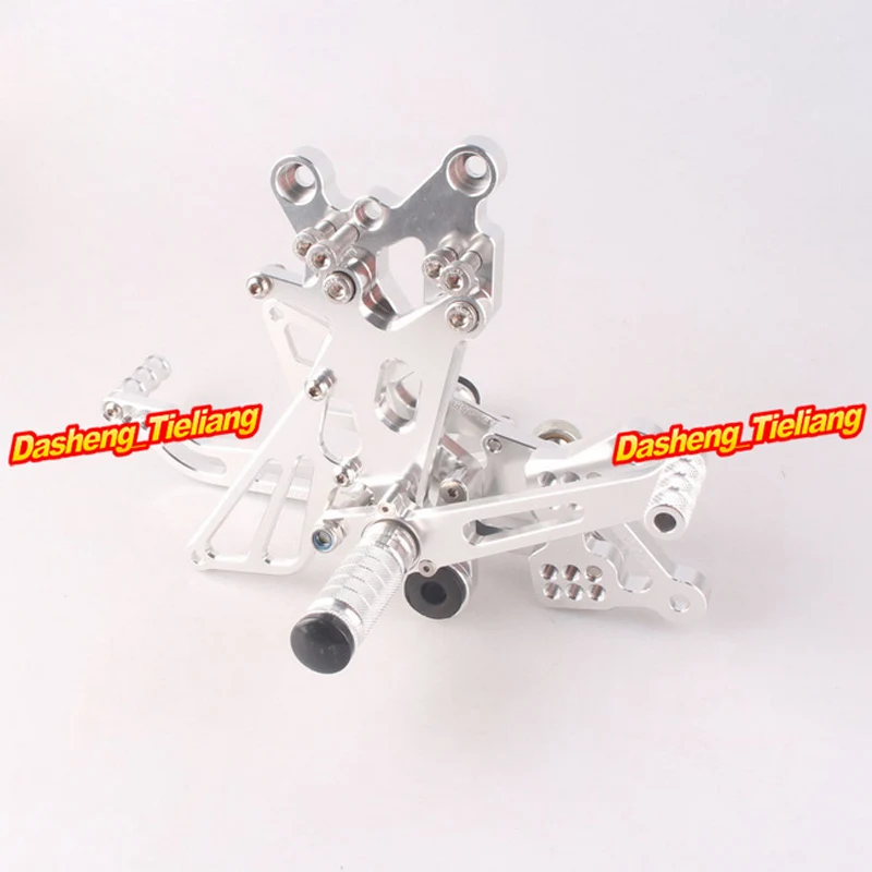 Adjustable Shift Foot Pegs Rear Set Footrests Kit For Yamaha YZF R6 2006 2007 2008 2009 2010 Motorcycle Accessory Parts