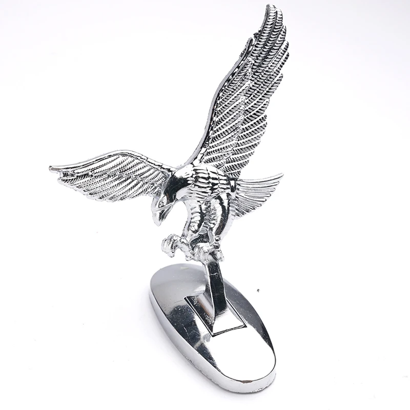 Eagle Car Ornament Badge Auto Sticker Exterior Decoration Front Cover Logo BIN
