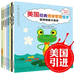 Livros de histórias com educação para crianças, novo livro de histórias com as emoções clássico americano com 8 anos a 6 anos