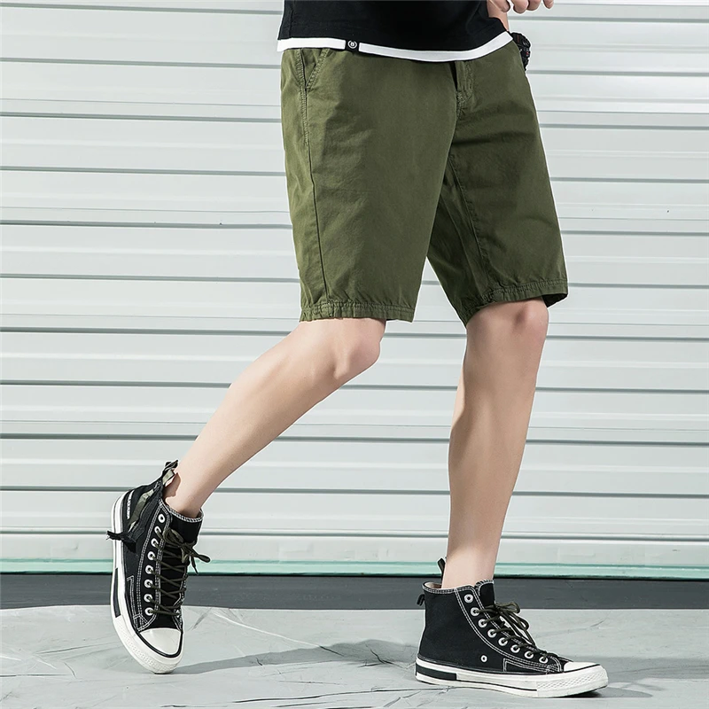 Reviews 2019 Men Shorts Summer New Men Hot Sell Casual Shorts Quality Bottom Elastic Waist Fashion Brand Shorts