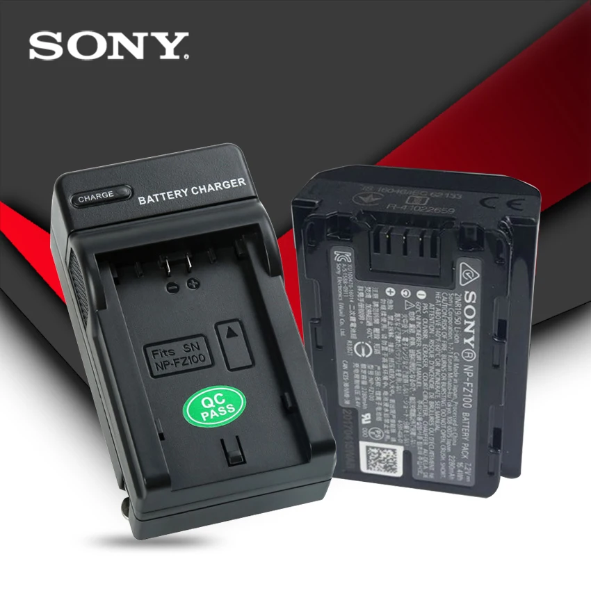 

1pc Sony Original NP-FZ100 NP FZ100 Camera Battery A9 / A7R III / A7 III / ILCE-9 ILCE9 ILCE-7RM3 ILCE-7M3 Mark III as NPF100