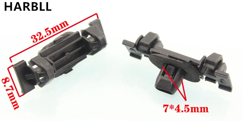 

HARBLL 5PCS for Nissan Teana Sylphy plastic fasteners For Door window roof light strip seal tape fixed adhesive buckle clip