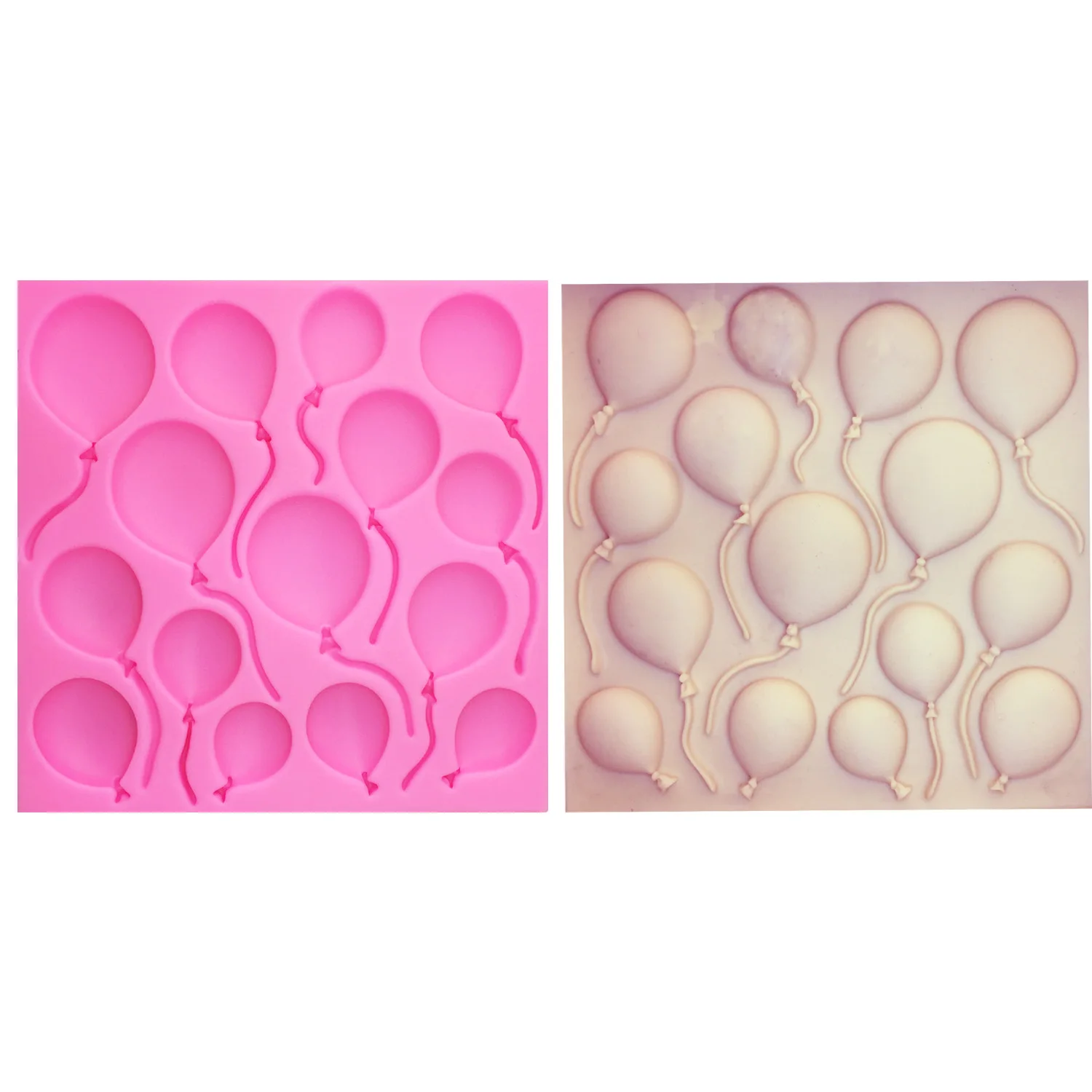 

M0981 DIY Balloon Cake Border Silicone Molds Birthday Fondant Cake Decorating Tools Gumpaste Chocolate Cupcake Candy Clay Moulds