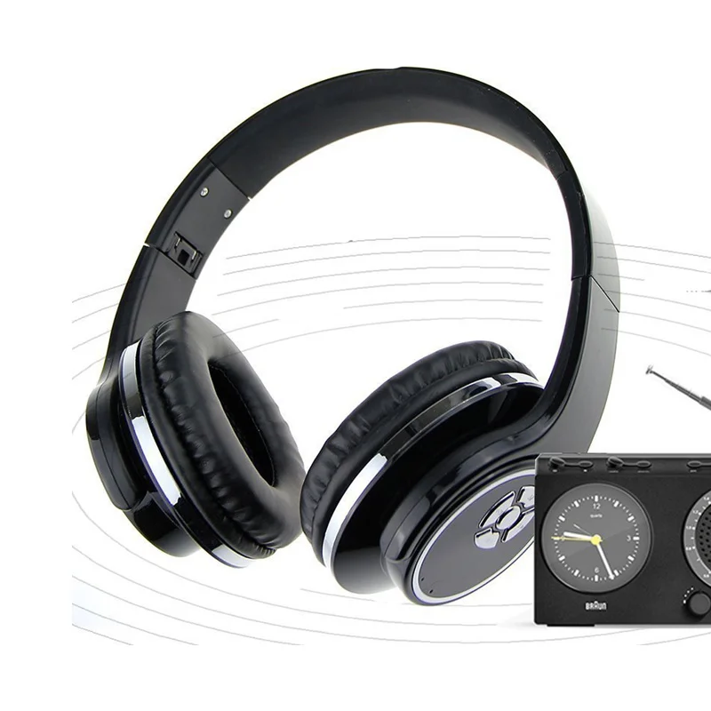 Makescc 2 в 1 Bluetooth динамик + наушники двойного назначения с микрофоном Складной FM