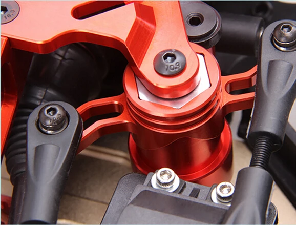 CNC metal arms steering group suit set BLUE fit losi 5ive-T parts rovan LT