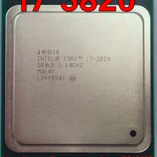 Процессор Intel Core i7 i7 3820 i7-3820 настольный процессор четырехъядерный 3,60 ГГц 10 МБ 32 нм LGA2011