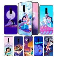Genie Aladdin Anime Soft Black Silicone Case Cover for OnePlus 6 6T 7 Pro 5G Ultra-thin TPU Phone Back Protective Phone Capa