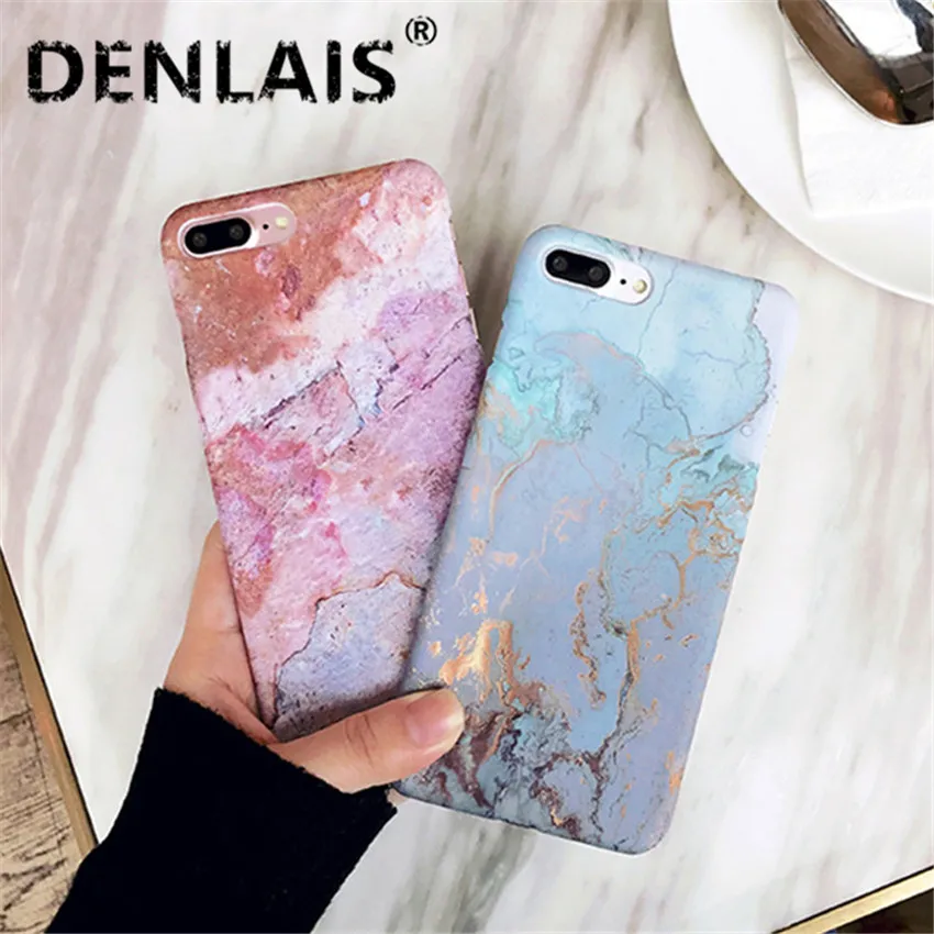 coque iphone 7 marbre bleu