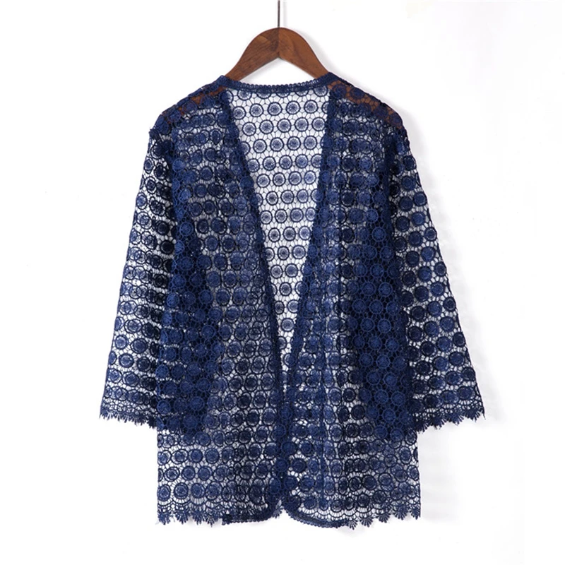 Brieuces النساء الدانتيل شال سترة سترة ملابس وقاية من الشمس النساء الفقرة كبيرة حجم سترة الجوف رقيقة الكروشيه سترة Brieuces النساء الدانتيل شال سترة سترة ملابس وقاية من الشمس النساء الفقرة كبيرة حجم سترة الجوف رقيقة الكروشيه سترة