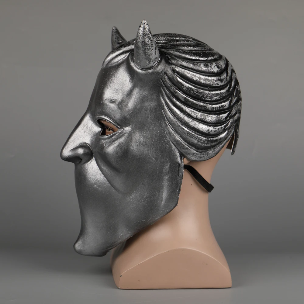 Ghost Nameless Ghoul Mask Cosplay Ghost B.C Rock Roll Band Latex Helmet Masks Halloween Party Props DropShipping (27)