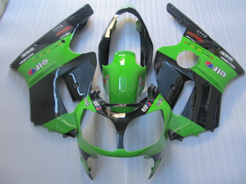 Литьевая форма бесплатно 7 подарков обтекатель комплект для Kawasaki ZX12R 00 01 Зеленый Черный Обтекатели 2000 2001(+