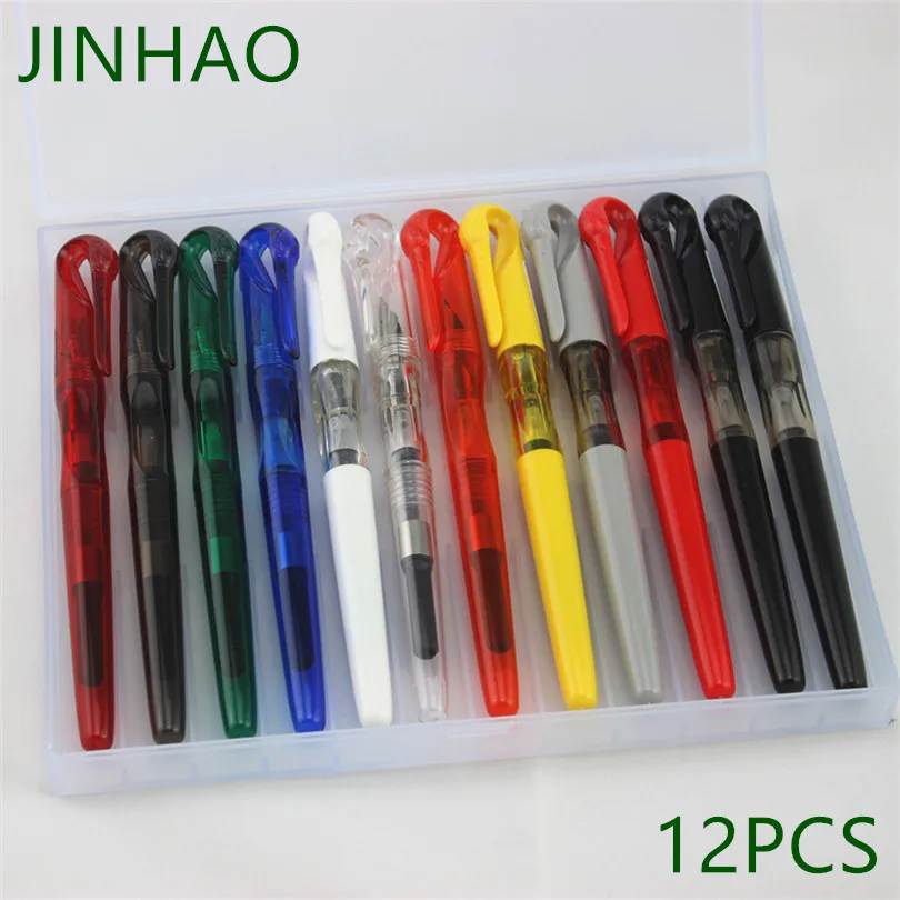 12 шт./кор. JINHAO Swan's pen серия авторучка разноцветные конфеты кавай Акула Крышка