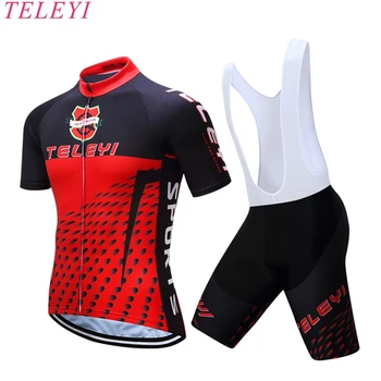 

Ropa Ciclismo Breathable Quick Dry Cycling Jersey BIB Short Gel Pad 2017 Pro Cycling Clothing Bike Wear Bicycle Riding Clothes
