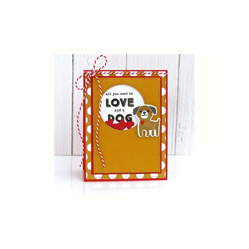 

A Bit More Paws & Kisses Metal Cutting Dies Stencils for Scrapbooking/photo Album stamps Decorative Embossing DIY Cards
