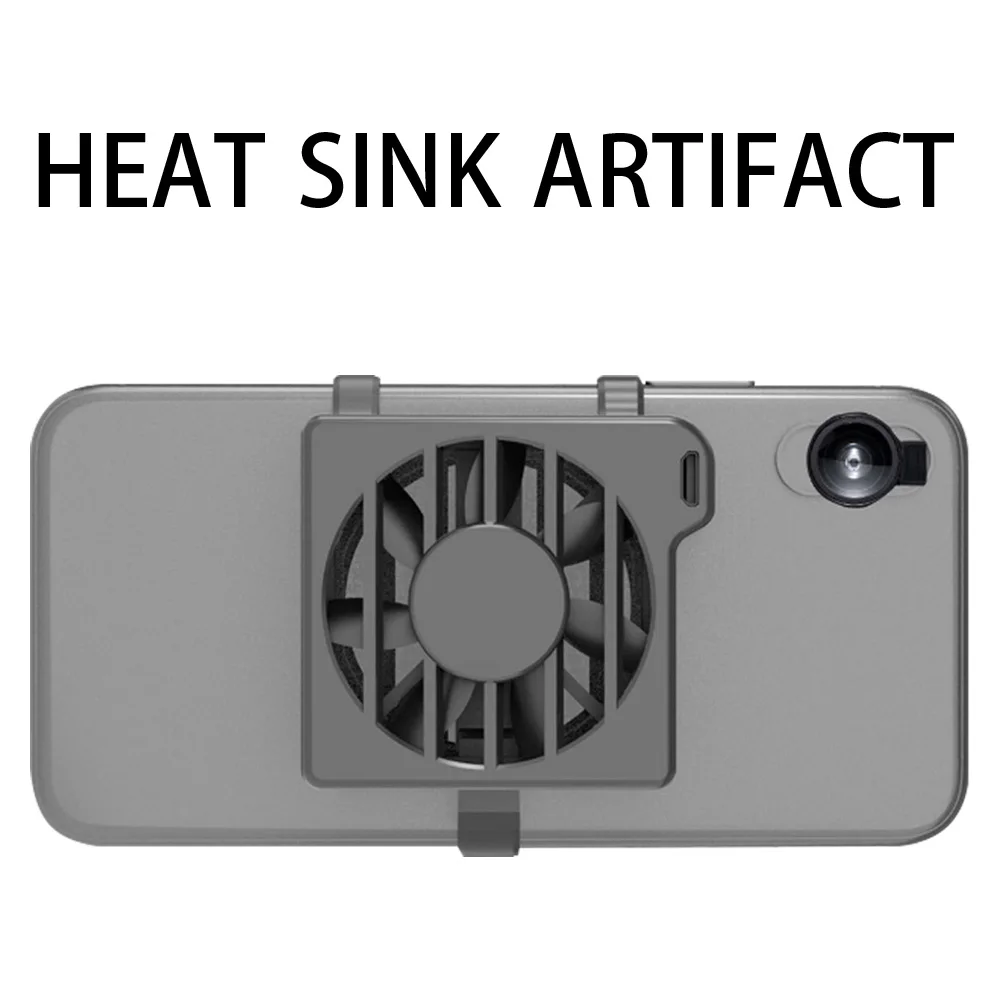Мобильный телефон кулер охлаждающий держатель стенд радиатор немой вентилятор для смартфонов Mute контроллер радиатора теплоотвод универсальный портативный