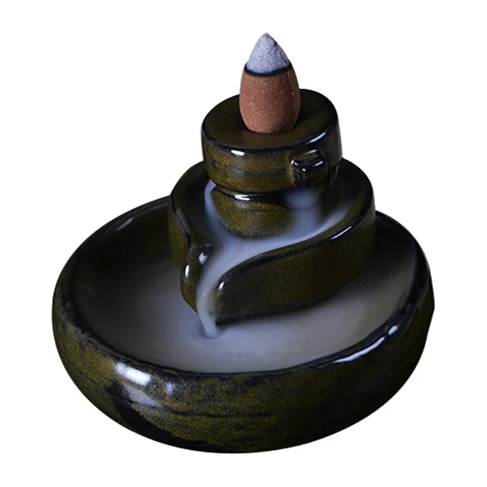 Free Shipping Buddha candle base incense burner ceramic aromatherapy