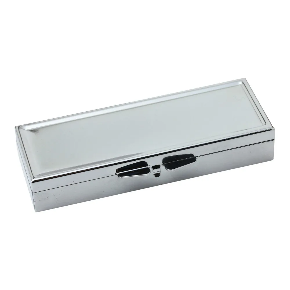 

Wholesale Lot of 25 Blank Metal Pill Container Box Rectangle