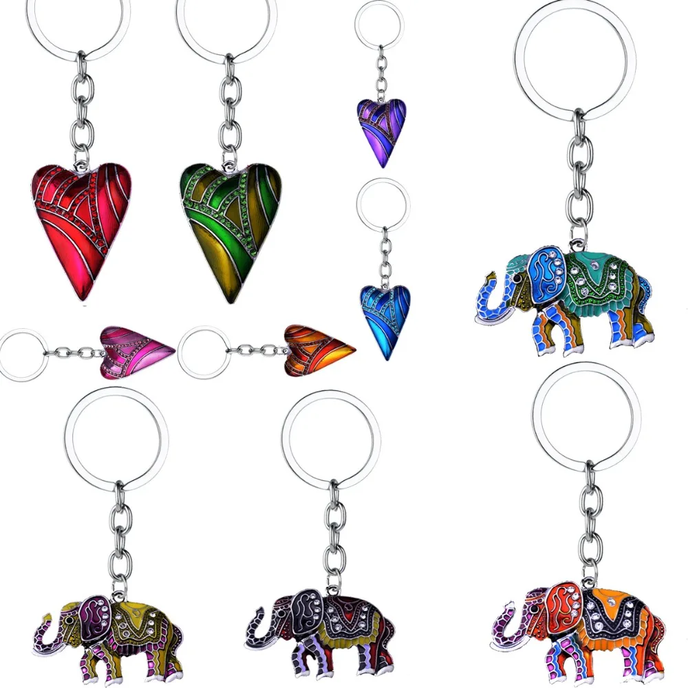 love elephant keychain