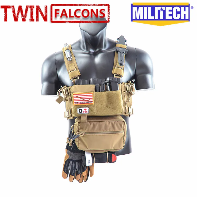 MILITECH Twinfalcons 500D Подлинная Cordura Mil Spec Военная MK3 нагрудная пластина для снаряжения боевой тактический жилет армейский Spiritus Rig