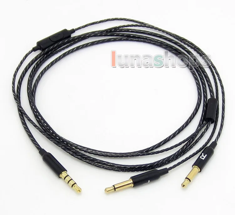 LN004534 3 5mm To 3 5mm Audio Mic Remote upgrade Cable For Focal Elear Denon AH D600 D7100 Velodyne vTrue Headphone