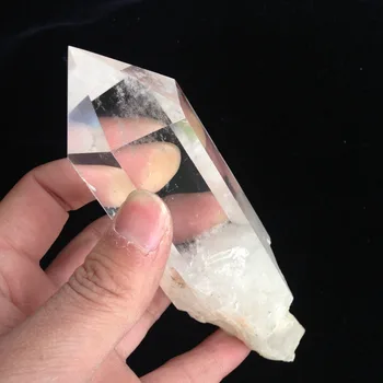 

High quality 100% natural quartz crystal original stone magic wand points healing free shipping