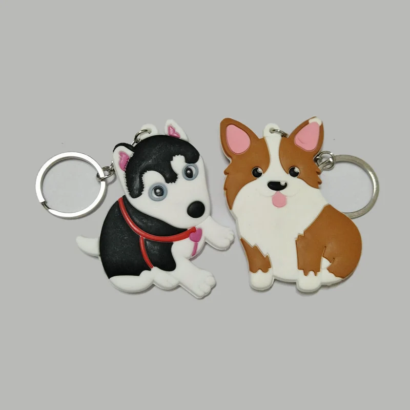 Buy 2018 New Puppy Keychain Pendant Cute Cartoon Dogs