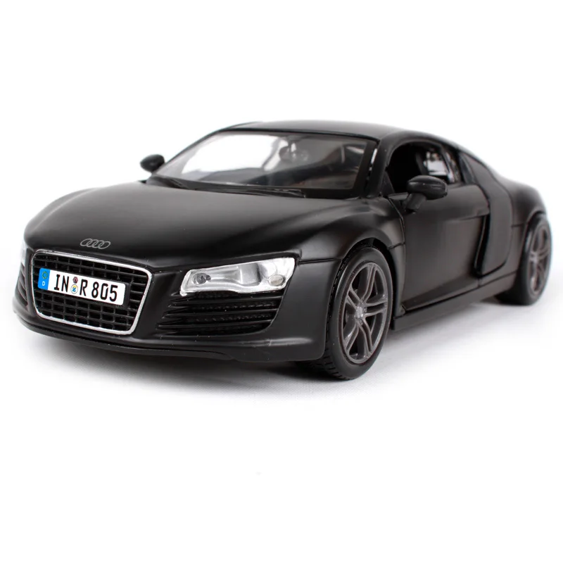 Maisto 1:24 R8 blue cool black car diecast for Audi model 185*85*55mm open bonnet modern motorcar diecast collecting 31281 Maisto 1:24 R8 blue cool black car diecast for Audi model 185*85*55mm open bonnet modern motorcar diecast collecting 31281