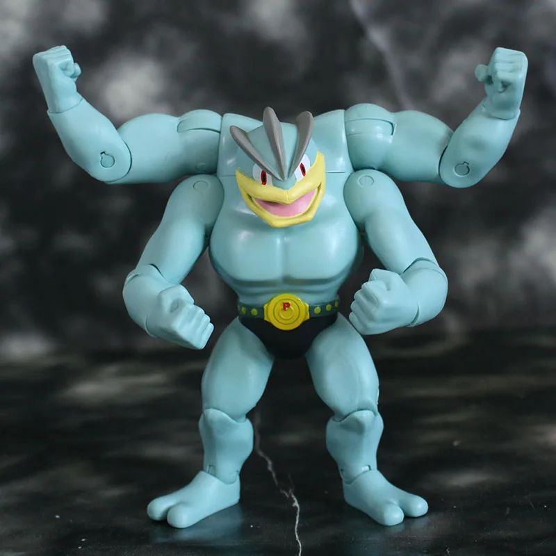 

TAKARA TOMY POKEMON Cartoon Machamp Mackogneur Action Figure Toys Anime Pokemon Figures Collection Gifts Toys for Children