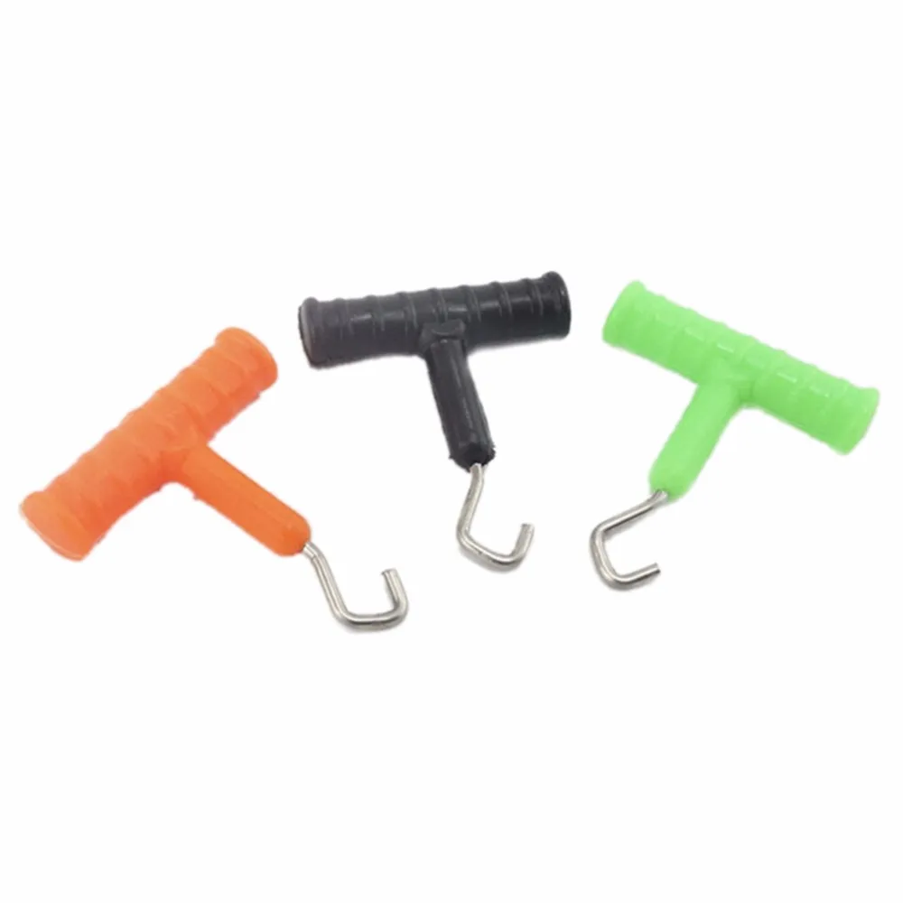 3pcs Knot Hook Puller for Carp Fishing Rig Knot Pulla Tool Terminal