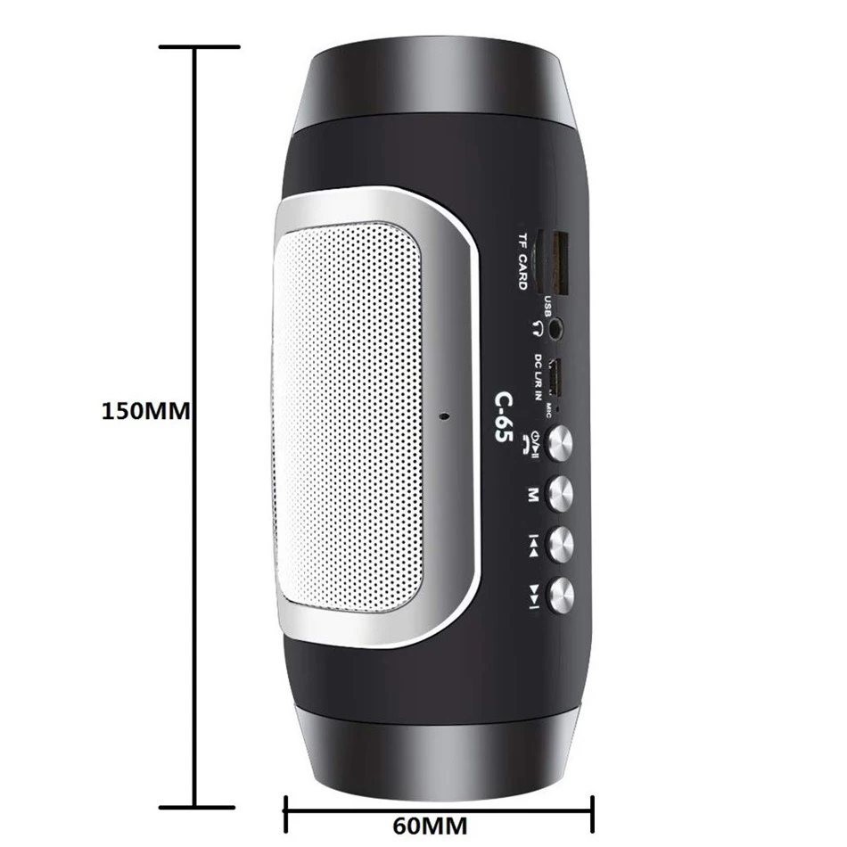 JKING HIFI Портативный беспроводной Bluetooth динамик стереозвуковая панель TF FM радио
